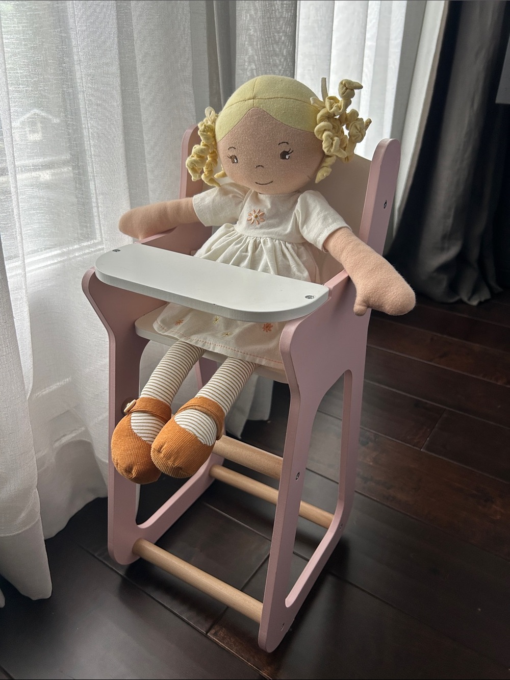 Moover Doll Wooden Scandinavian High Chair